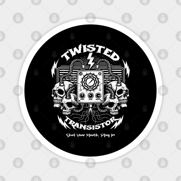 TWISTED TRANSISTOR Magnet by artslaves